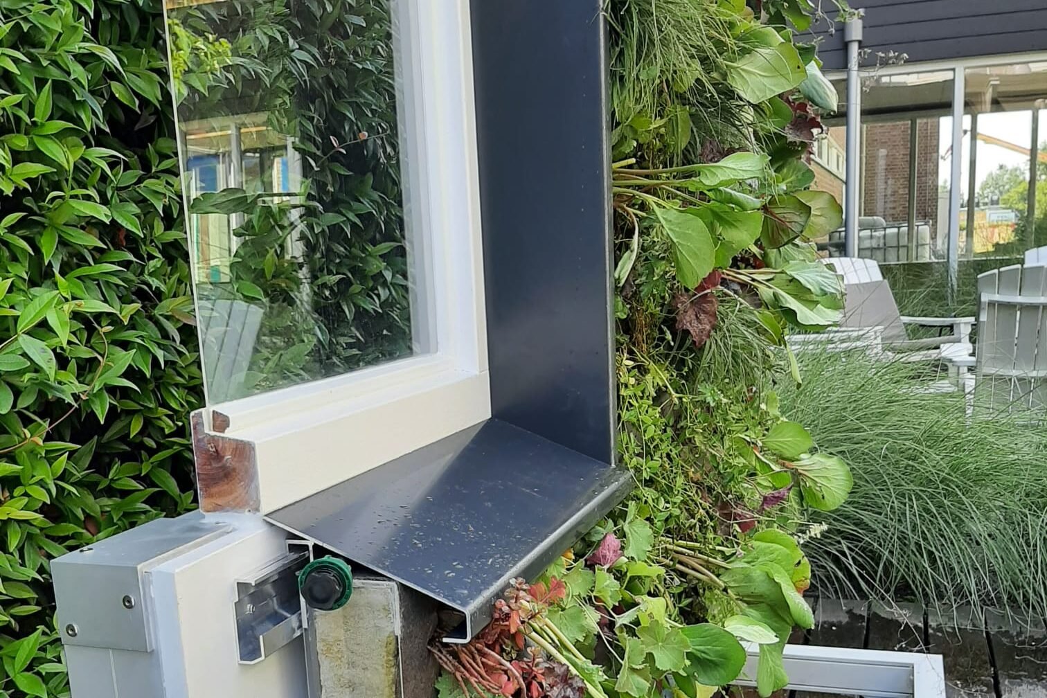 Close-Up proefopstelling buiten